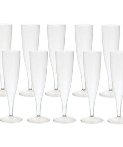 Alternative view of Duni Crystallo Champagneglazen 13.5 cl 10 Stuks Transparant