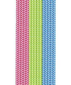Duni Papieren Rietjes 50 Stuks Rood/Groen/Blauw