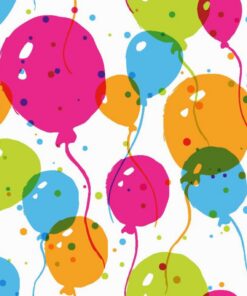 Duni Servetten Splash Balloons 33x33 cm 20 Stuks