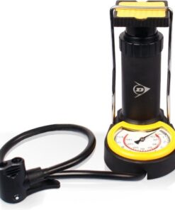 Alternative view of Dunlop Mini Voetpomp/Luchtpomp/Bandenpomp Inclusief 3 Adapters Analoge Drukmeter met Opbergtas