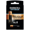 Duracell Alka Optimum Aa X4