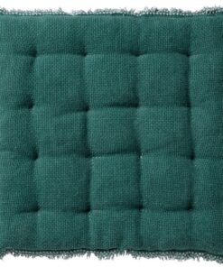 Dutch Decor BURTO Stoelkussen van Gewassen Katoen Sagebrush Green 40x40 cm