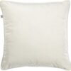 Dutch Decor FINN Sierkussen 45x45 cm Velvet Effen kleur Snow WhiteInclusief Binnenkussen