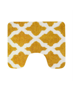 Dutch House Toulon Toiletmat 60x50 cm Oker/Wit