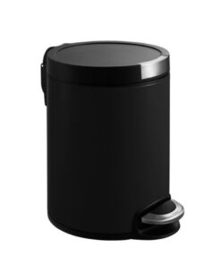 EKO Vepa Bins Artistic Pedaalemmer 5L Zwart/RVS