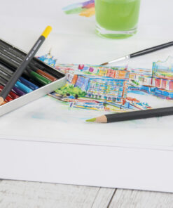 Alternative view of Eberhard Faber EF-516013 Aquarelpotlood Metaaletui A 12 Stuks Met Penseel