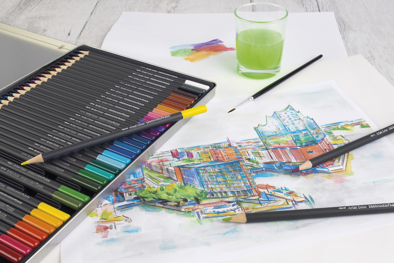 Eberhard Faber EF-516036 Aquarelpotlood Metalen Etui A 36 Stuks - Image 2