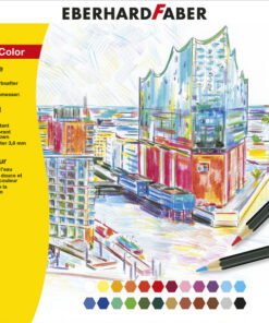 Eberhard Faber EF-516124 Kleurpotloden Metaaletui A 24 Stuks
