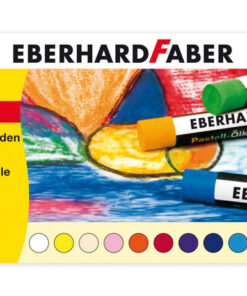 Eberhard Faber EF-522012 Oliepastelkrijt 11mm 12 Stuks Assorti