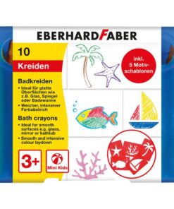 Eberhard Faber EF-524110 Badkrijt 10 Stuks Bewaarbox Incl. 5 Patronen