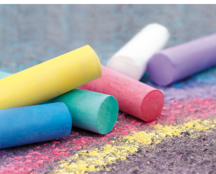 Eberhard Faber EF-526550 Stoepkrijt Emmer Met 50 Krijtjes - Image 2