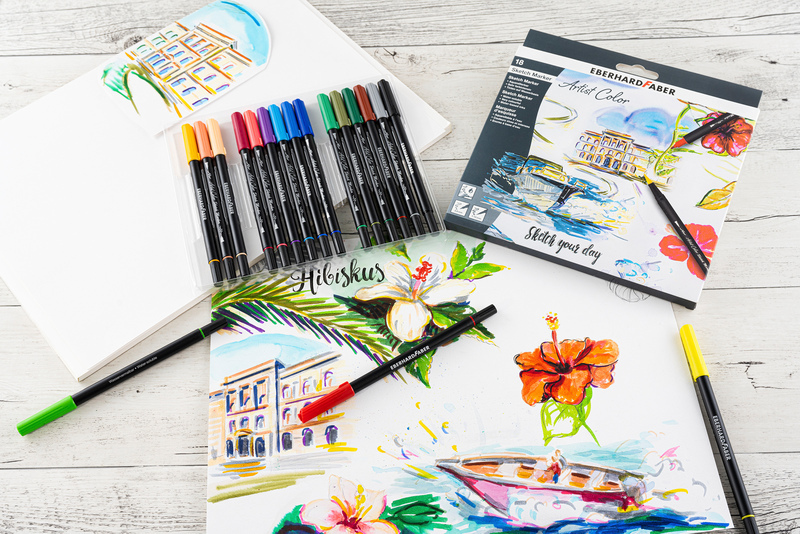 Eberhard Faber EF-558218 Sketch Marker 18 Stuks - Image 2