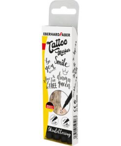 Alternative view of Eberhard Faber EF-559506 Tattoo Marker Skinlettering 4 Stuks Zwart