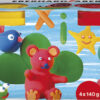 Eberhard Faber EF-572506 Kinderklei In Beker 140gr Wit  Geel Rood Blauw