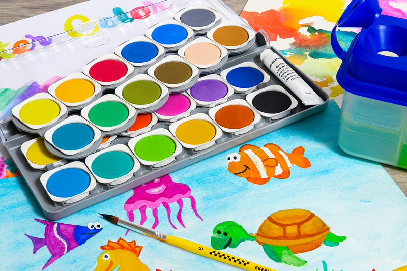 Eberhard Faber EF-578324 Verfdoos Winner 24 Kleuren + Mengpalet - Image 4