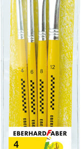 Eberhard Faber EF-579921 Penselenset Synthetisch Maat 4-6-8-12