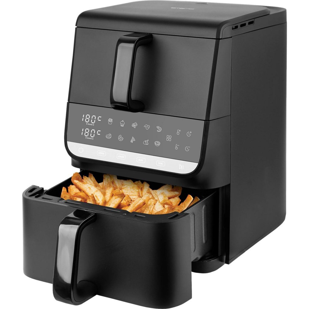 Emerio AF-133542 Heteluchtfriteuse 3.5L + 6.5L 2500W Zwart - Image 2