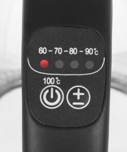 Alternative view of Emerio WK-119255 Glazen Waterkoker 1.7L 2200W Zwart