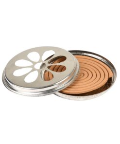 Alternative view of Esschert Design Citronella Spiralen in Zinken Bakje