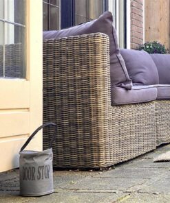 Alternative view of Esschert Design Deurstopper met Handvat 13x27 cm Grijs