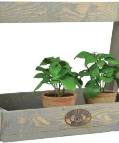Esschert Design Houten Plantenrek 29X39.2X28.9 Cm Grijs