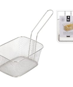 Excellent Houseware Frietmand 14x11x7 cm RVS