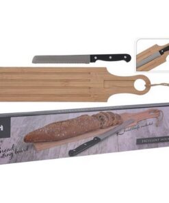 Excellent Houseware Houten Broodplank met Broodmes