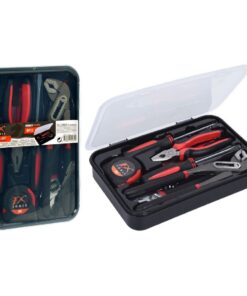FX Tools Gereedschapset 9-delig Rood/Zwart