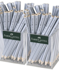 Faber Castell FC-111965 Potlood Jumbo Grip 2 Kokers Van 36 Stuks Zilver