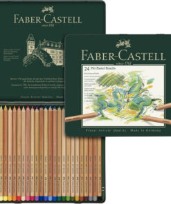 Alternative view of Faber Castell FC-112124 Pastelpotlood Faber-Castell Pitt Metalen Etui A 24 Stuks