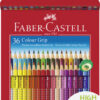 Faber Castell FC-112442 Kleurpotlood FC Grip 36 Stuks 2 Rijen Van 18 Stuks Kartonetui
