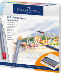 Faber Castell FC-114616 Aquarelpotlood Faber-Castell Goldfaber Studiobox 38+3 Stuks
