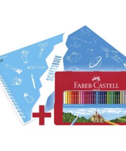 Faber Castell FC-115886-A Kleurpotloden 36 Stuks + A3 Kangaro Schetsboek