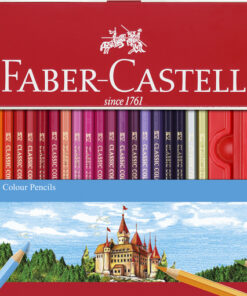 Faber Castell FC-115888 Kleurpotlood Faber-Castell Castle Zeskantig Metalen Etui 48 Stuks Met Accessoires