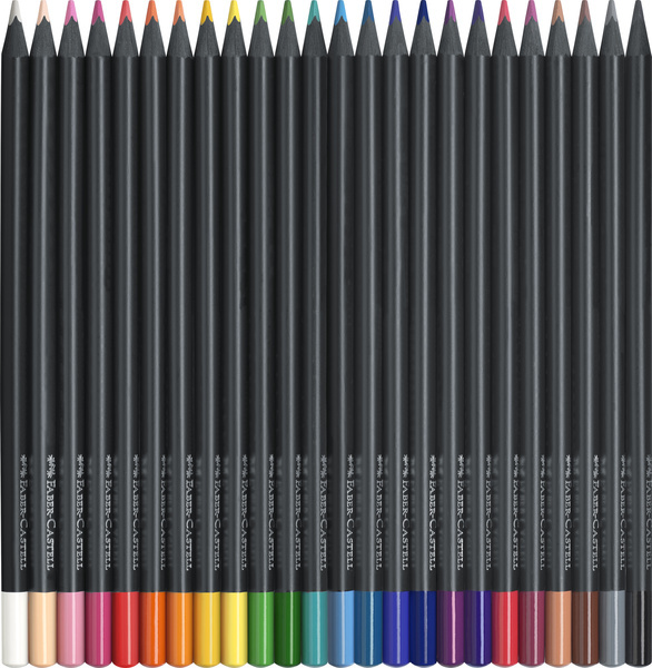 Faber Castell FC-116424 Kleurpotloden Black Edition In Etui 24 Stuks - Image 2