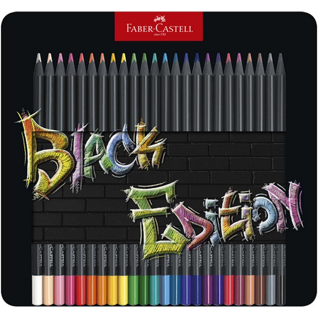 Faber Castell FC-116425 Black Edition Kleurpotloden 24 Stuks - Image 2