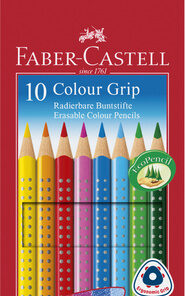 Alternative view of Faber Castell FC-116613 Kleurpotlood Faber-Castell GRIP 2001 Uitgumbaar Etui à 10 Stuks