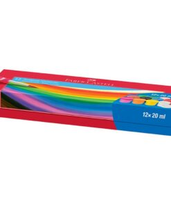 Faber Castell FC-121050 Tempera-Gouache Verf 12 Kleuren