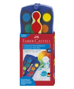 Alternative view of Faber Castell FC-125020 Waterverfdoos 24 Kleuren +1 Tube Verf Wit