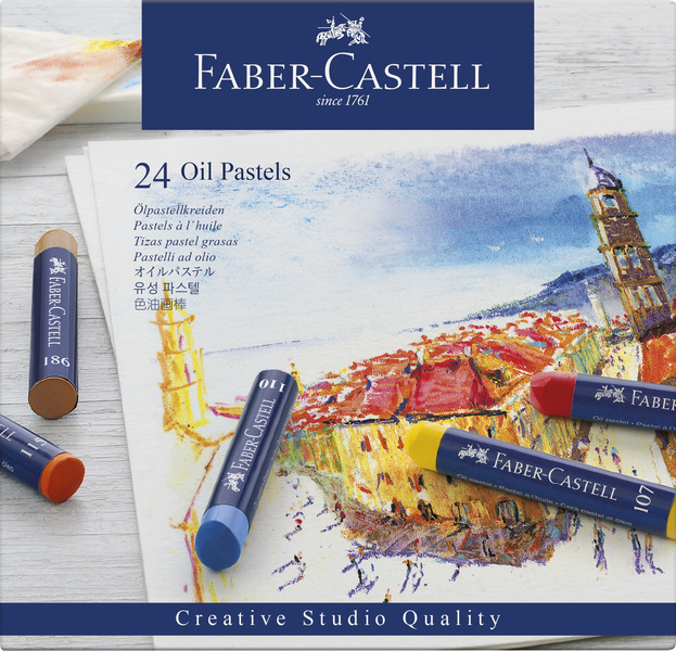 Faber Castell FC-127024 Oliepastels Creative Studio Etui A 24 Stuks. - Image 2