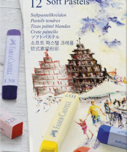 Faber Castell FC-128312 Pastelkrijt Creative Studio Softpastel 12 Delig Etui