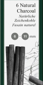 Faber Castell FC-129398 Houtskool Pitt Monochrome 6-11 Mm