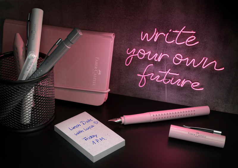 Faber Castell FC-140824 Vulpen Faber-Castell Grip 2010 M Harmony "rose Shadows" - Image 4