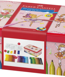 Faber Castell FC-155534 Viltstift Faber-Castell Connector 33 Stuks In Ballerina Blik
