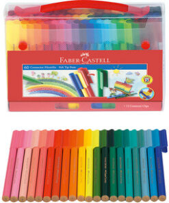 Alternative view of Faber Castell FC-155560 Viltstiften Faber-Castell Connector Koffer 60 Stuks