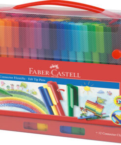 Faber Castell FC-155560 Viltstiften Faber-Castell Connector Koffer 60 Stuks