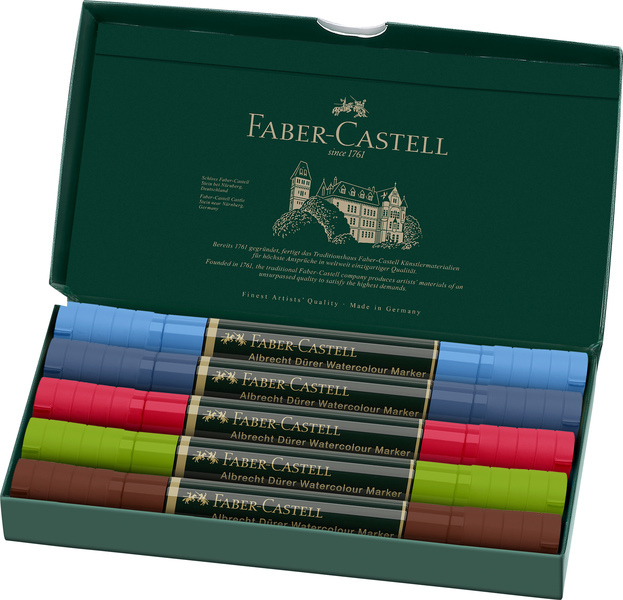 Faber Castell FC-160308 Aquarel Marker Albrecht Dürer 5 Stuks Urban Sketching - Image 2