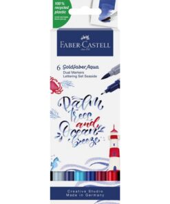 Faber Castell FC-164519 Duo Aquarelmarker Goldfaber Seaside 6 Stuks