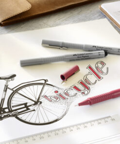 Alternative view of Faber Castell FC-167004 Tekenpen Ecco Pigment 4-delig Etui