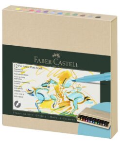 Faber Castell FC-167190 Tekenstift Pitt Artist Pen Brush 12 Stuks
